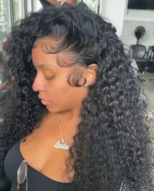 HD Deep curly wig